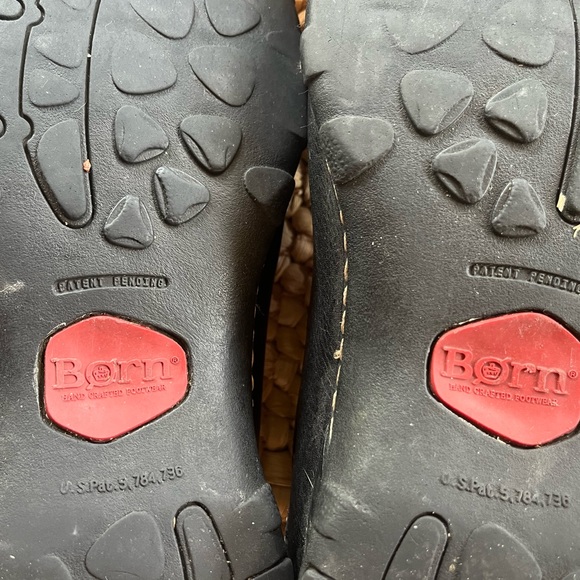 Born men’s size 10 retro lace ups black with brown stitching - Picture 6 of 9